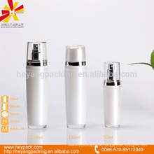 50ml 130ml white acrylic cylinder container